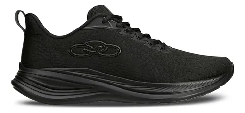 MLB 5233277824 Tnis Olympikus 100 Original Preto Academia Treino Adulto JM