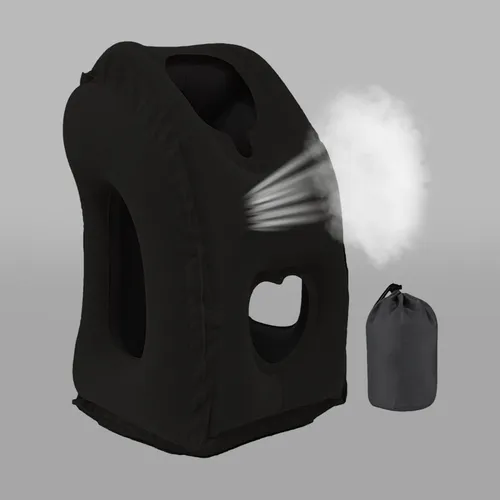 Reposacabezas Portátil Niños Adultos Almohada For Negro