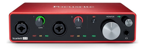 Interfaz De Audio Focusrite Scarlett 4i4 3.º Gen