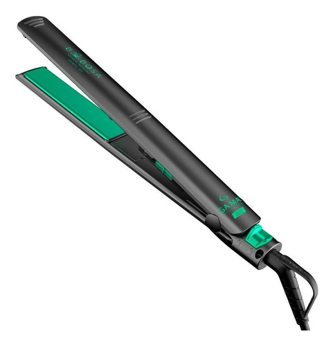 Chapinha/prancha De Cabelo Gama Italy Elegance Babosa Cerami Preto/verde