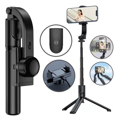 Estabilizador De Imagen Celular Camara Tripode Bluetooth