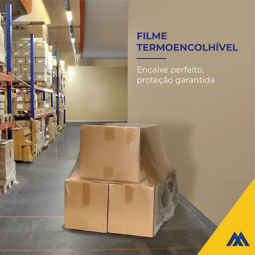 Bobina Filme Termo Encolhivel 16 Kg 40 Cm X 50 Micras