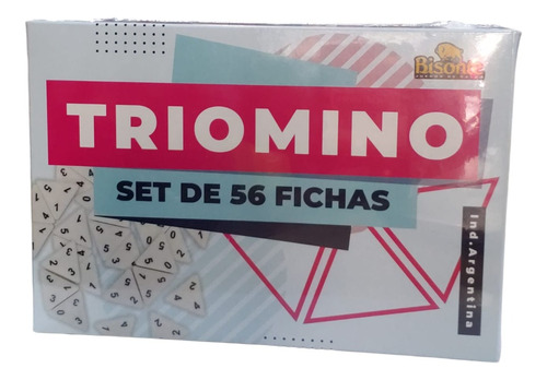 Triomino Juego De Domino Triangular De Tres Numeros Bisonte