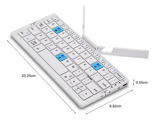 Mini Teclado Plegable Inalámbrico,teclado Bluetooth