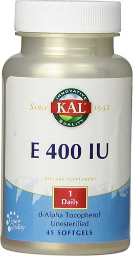 Kal | Vitamin E | 268mg/400i.u | 45 Softgels