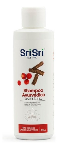 Shampoo Ayurvédico Con Henna Uso Diario Sri Sri X 200ml