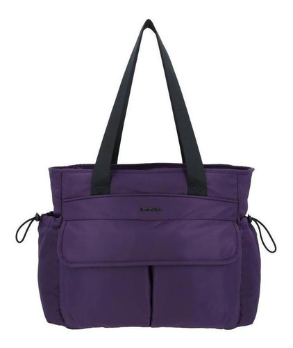 Bolso Pañalera Unisex Chenson Pro Lu Professionals Color Púrpura