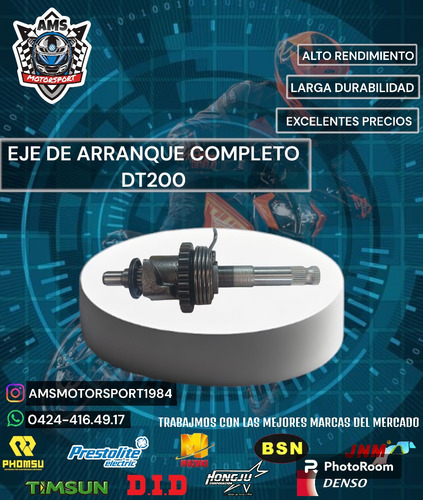 Eje De Arranque Completo Dt200