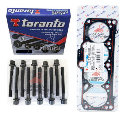 Junta Tapa Cilindros Taranto + Bulones Caddy 1.9 Diesel