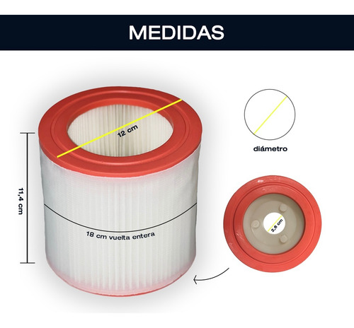 Filtro Hepa Traba Malla Para Aspiradora Liliana La992 La592