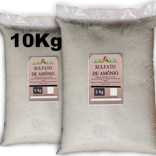 Fertilizante Sulfato De Amônia 10kg Adubo Materia Prima