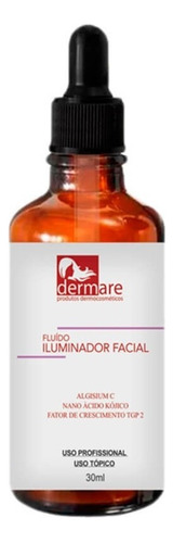 Fluído Iluminador Facial Microagulhamento 30ml Tipo de pele Melasma