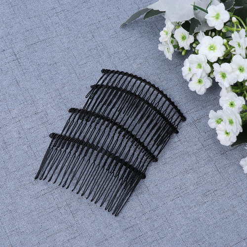 10pcs Iron Wire Comb Headdress Simple Comb Headdress For Wom