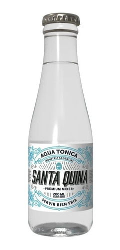 Agua Tonica Santa Quina Vidrio 200 Ml