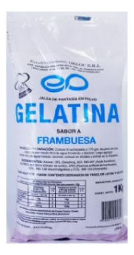 Gelatina Orloc Frambuesa 1 Kilo