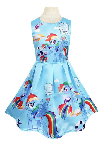 Vestido Infantil My Little Pony Para Niña De 3 A 8 Años