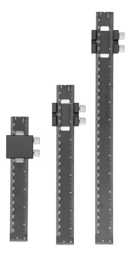 Regla Deslizante De Metal, 3 Unidades, Marca Para Carpinterí