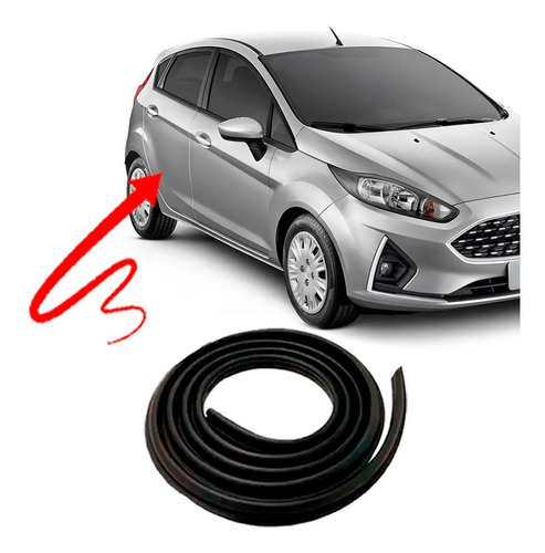 Borracha De Vedação Porta Traseira New Fiesta Hatch E Sedan 