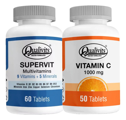 Multivitamínico Supervit + Vitamina C 1000 Mg 50 C Qualivits