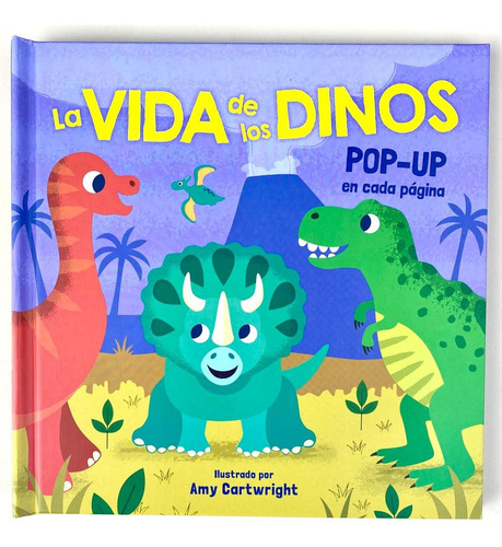 Libro Pop Up La Vida De Los Dino- Espacio Regalos