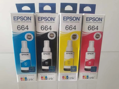 Tintas Epson Original 664 Impresora Epson T664420-