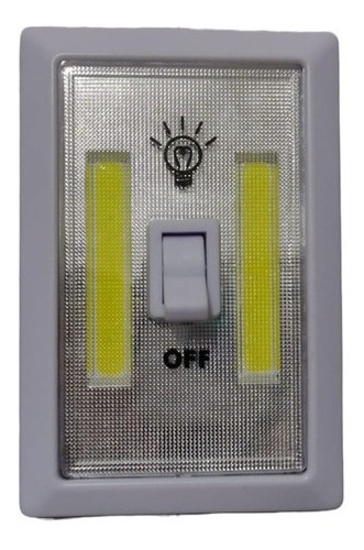Interruptor Switch Sencillo Pared Luz Integrada Baterias Aaa