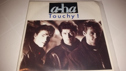 Aha Touchy Simple Vinilo Frances Raro De Ver 1988 Dificil