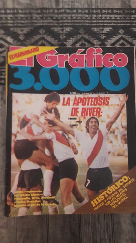 Revista El Grafico 3000 5/4/1977 Numero Extraordinario River