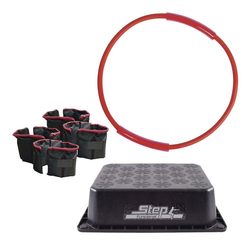 Kit Sport Maniac Step + Banda Circular + Tobilleras 4kg