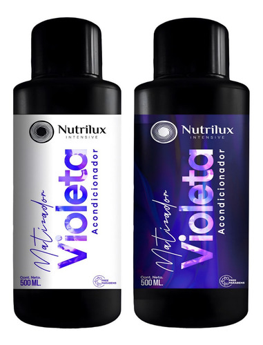 Shampoo + Acondicionador Matizador Violeta 500 Ml C/u