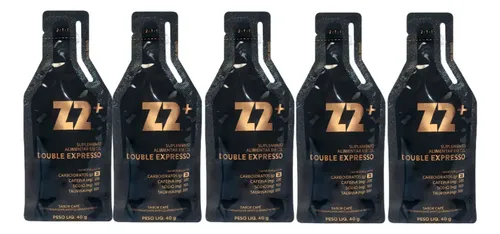 Energy Gel Z2+ Double Expresso Gameday com Cafeína 5 unidades
