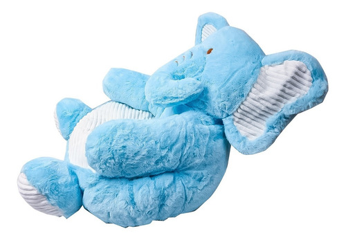 Imagem 2 de 3 de Poltrona Soft Elefante P/ Bebê - Confortavel Cinza/rosa/azul