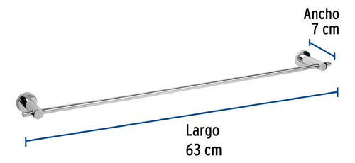 Toallero De Barra Con Sistema De Montaje A/cromo Foset 49672