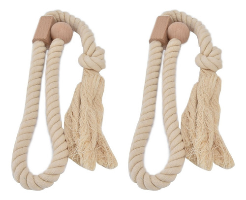 Cuerda De Cortina 2pcs Tieback Cordón Magnético De Sujeción