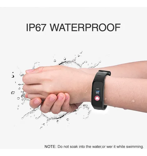 Ip67 Pulsera Inteligente Mujeres Hombres Fitness Tracker Rel