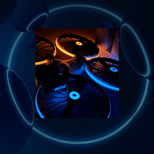 Adesivos Luminosos Q0 For Flip Drone, Protetores Antiarranhõ