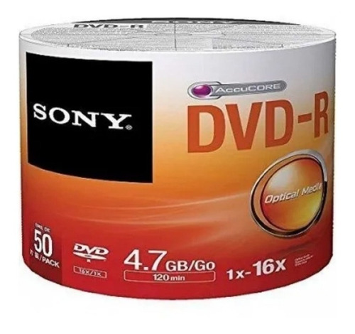 Dvd Sony -r 16x X 100 Unidades Dvd Virgen 