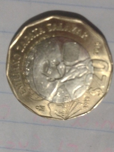 Moneda Conmemorativa De Emiliano Zapata De 20 Pesos