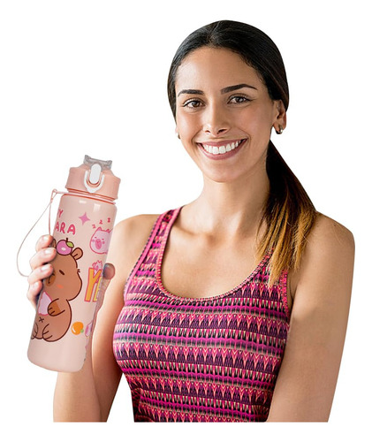 700ml Capybara Linda Taza De Agua Con Botella De Agua Viaje