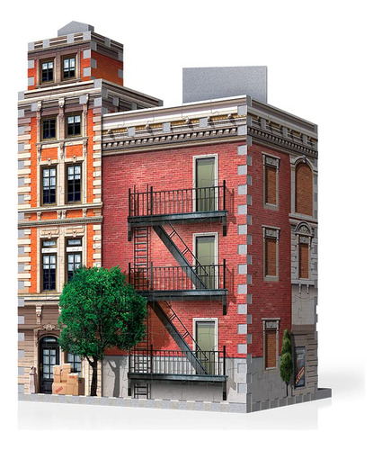 Rompecabezas 3d Wrebbit Urbania Cine 300 Piezas W3d-0502