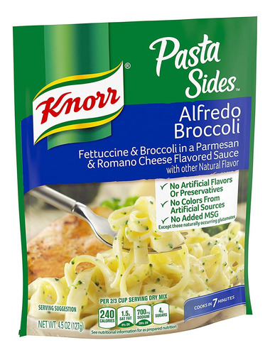 Pasta Side - Brócoli Alfredo - Paquete De 6
