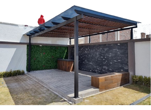 Pergola Jardin Terraza Minimalista Cotizacion