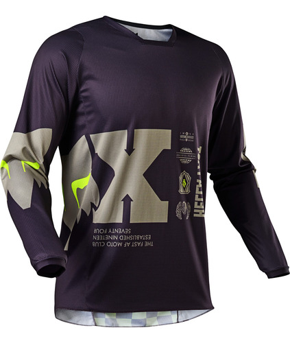 Imagen 2 de 3 de Jersey Remera Motocross Fox - 180 Illmatik