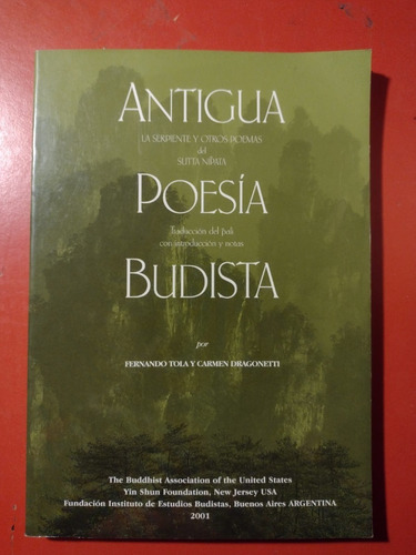 Antigua Poesia Budista Del Sutta Nipata Traducido Del Pali