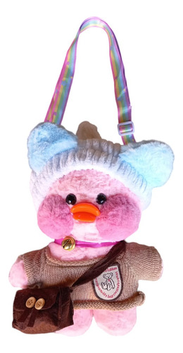 Cartera Peluche Pato Patito Lalafan 28 Cm Varios Modelos