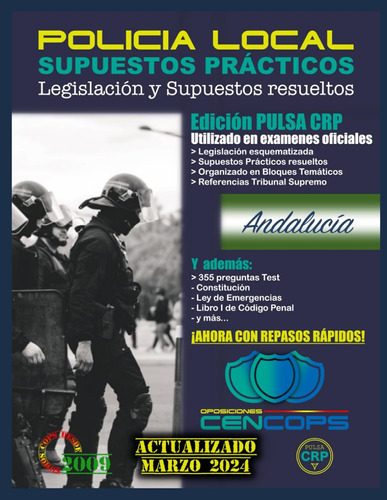 Supuestos Prácticos Policia Local De Andalucía: Legislación 