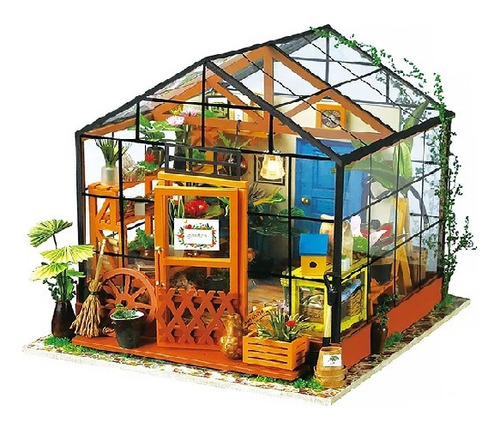 Cathy´s Flower House, Casita Miniatura Robotime, Puzzle 3d