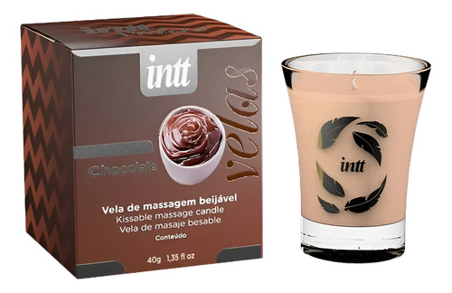 Vela Aromatica Comestible Masaje Erotico Intt Chocolate Ssm