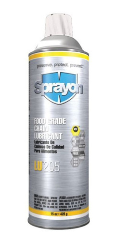 Sprayon Lu205 Food Grade Chain Lubricant
