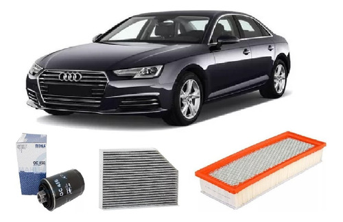 Kit 3 Filtros Fram Audi A4 2.0 T Fsi  2008 / 2012